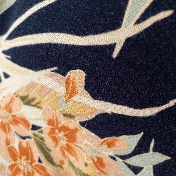 Zara Black and Yellow Floral Duster Dress - Picture 10 of 11